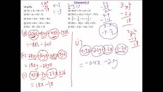 Grade 8 maths Algebra part 1 notes  video 5 [upl. by Dnalevets]