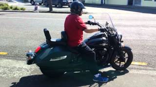 2013 Suzuki Boulevard C90T BOSS exhaust sound [upl. by Audwin]