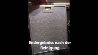 Filter reinigen von der Dunstabzugshaube Mesh hood Filter cleaning Как очистит кухонную вытяжку [upl. by Eiramasil]