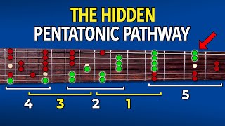 Connect All 5 Pentatonic Scale Positions With This Hidden Pathway  Lead Guitar Lesson [upl. by Janiuszck]