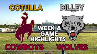 Cotulla vs Dilley 8th Grade Football [upl. by Dacey]