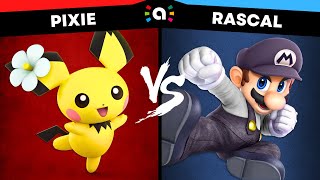 Pixie Pichu vs Rascal Mario  Super Smash Bros Ultimate Amiibo Fights [upl. by Lyons]