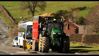 Good Cattle Feed Off to the BioDigester  John Deere action [upl. by Bay]