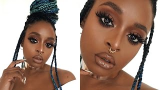 MAKEUP TUTORIAL FOR BLACK WOMEN INSPIRATORIAL 11 [upl. by Porty]