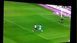 Napoli Palermo 2  0 HIGHLIGHTS 36a Giornata 01 05 2012 Maggio Cavani Rigore Hamsik Seria A [upl. by Osrick662]