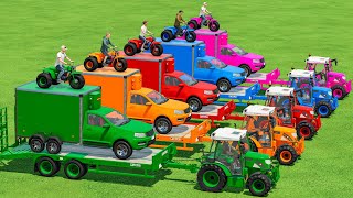 MINI RIGI TRACTOR amp TRICYCLE OF COLORS IN FS22  FARMING SIMULATOR 22 [upl. by Florian422]