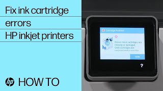 How to fix ink cartridge errors on HP Inkjet printers  HP Support [upl. by Sammie]