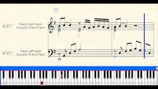 Partitura Piano Voy A Extrañarte  Andres Cepeda  demo [upl. by Boiney]