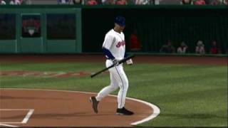 MLB 08 The Show PS3  RTTS 2014 Season SP Game 25 Highlights Injury [upl. by Enilekaj]