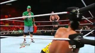 WWE Raw 16 July John Cena Announces That He Cashes In His MITB Contract At Raw 10002012 [upl. by Errol]