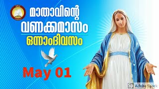 മാതാവിന്‍റെ വണക്കമാസം 1st May 2020  Vanakkamasam Prayer 2020 May 1  Mathavinte Vanakkamasam Day 1 [upl. by Aytida]