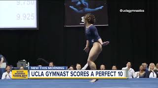 UCLA gymnast earns perfect 10 with Michael Jackson inspired routine [upl. by Seaton]