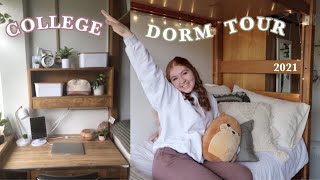 college dorm tour 2021  Hamilton hall university of oregon [upl. by Doreg]