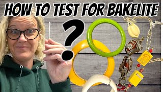 How to Test for Bakelite at Home Testing Vintage Costume Jewelry [upl. by Guttery]