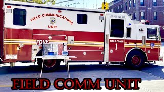 🌟 FLEET FRIDAY 🌟 FDNY FIELD COMMUNICATIONS UNIT 1 [upl. by Broddy]