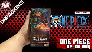 Opening One Piece TCG OP06 box for Sanji [upl. by Lesoj]