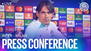 INTER  MILAN  PREMATCH PRESS CONFERENCE LIVE 🔴 leovegasnews 🎙️⚫🔵 [upl. by Adel86]