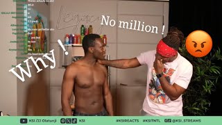 KSI refuses to give Deji 1 million 💰  Deji’s abs aren’t good enough 😔 [upl. by Mccafferty843]