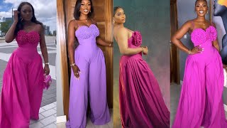 How to make a Flare Jumpsuit Pant with Side Ruffle Godet [upl. by Asilef]