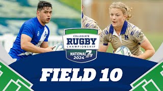 2024 Collegiate Rugby Championship  Field 10  Day 2  Session 1 [upl. by Asinet]