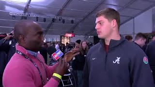 Florence native Bama Long Snapper Kneeland Hibbett discusses brotherhood of the Tide [upl. by Flatto427]