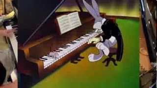 Rhapsody Rabbit Piano Boogie  with free sheet music [upl. by Castora]