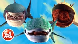 ALL XXL SHARKS UNLOCKED  HUNGRY SHARK WORLD  NEW SHARK GAMEPLAY [upl. by Darlene]