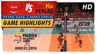 PVL RC Season 2  WD Angels vs Perlas Spikers  Game Highlights  June 27 2018 [upl. by Torrence]