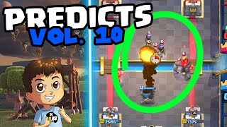 ¡¡ LOS MEJORES PREDICTS 10   KManuS88  Clash Royale [upl. by Itteb]