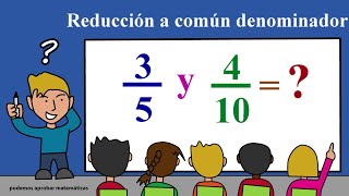 Reducir fracciones a común denominador [upl. by Yxor]