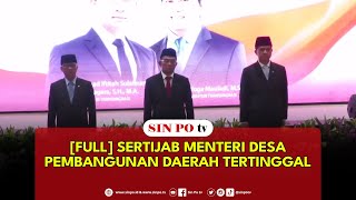 FULL Sertijab Menteri Desa Pembangunan Daerah Tertinggal [upl. by Jairia500]