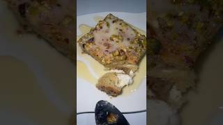 Basbousa بسبوسة  Semolina cake  TastyBitesworld foodshorts cooking foodie easyrecipe yum [upl. by Hekking]