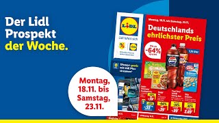 Der Lidl Prospekt der Woche  Angebote von Montag 1811 bis Samstag 2311 [upl. by Bray]