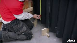 How to install Eternit P6 sheeting as vertical cladding [upl. by Rip]