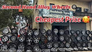 Second Hand Alloy Wheels 🛞 Mayapuri Market  Cheapest Alloy Wheel 🛞 Shop Part 2 [upl. by Anaehr607]