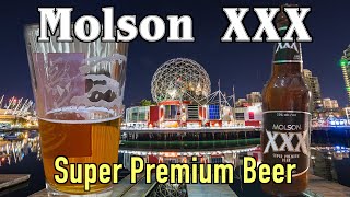 MolsonXXX Super Premium Beer Does it Stand Up Or Does it sink [upl. by Chlori]