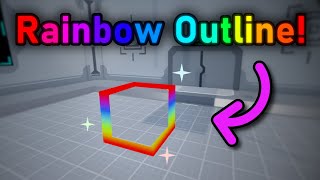 How to make GRADIENT OUTLINES in Obby Creator Easy Tutorial [upl. by Adriell980]