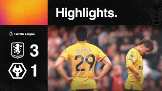 Beaten at Villa Park  Aston Villa 31 Wolves  Highlights [upl. by Grant]