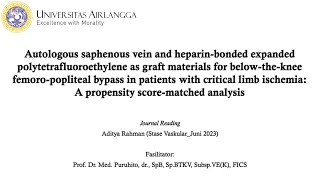 A propensity scorematched analysis [upl. by Munshi304]