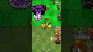 Pvz vs pvz 2  Doom Shroom Vs Boom Flower Vs Giga Gargantuar Zombie shorts [upl. by Mossolb]