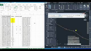 How to import Horizontal Alignment from Excel in CIVIL 3D 2020 [upl. by Anet]