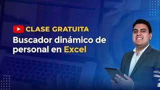 Buscador dinámico de personal en Excel📈📊  Ejercicio Práctico [upl. by Aerbas92]