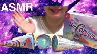 ASMR UNICORNETTO ICE CREAM NO TALKINGASMR SINGAPORE [upl. by Anires]