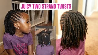 Kids protective styles Two strand twists [upl. by Asaph]