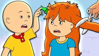 Rosies First Haircut  Caillou  WildBrain [upl. by Kosey243]