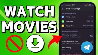 How To Watch Movies In Telegram Without Downloading Quick Guide [upl. by Ellenod706]