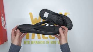 Nike Solay Thong  Black  Unboxing  Walktall [upl. by Margarethe]