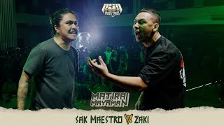 Pangil Sa Pangil SAK MAESTRO vs ZAKI  MATIRA MAYAMAN [upl. by Notsuh]