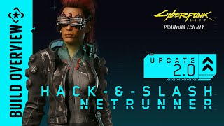 Cyberpunk 2077 — Update 20 Build HackampSlash Netrunner [upl. by Eciened]