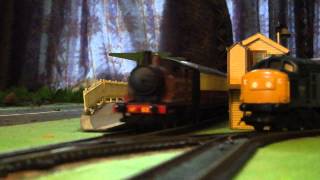 Cynlais Model Railway LBSC 040 no 629 passing through HD [upl. by Ananna]